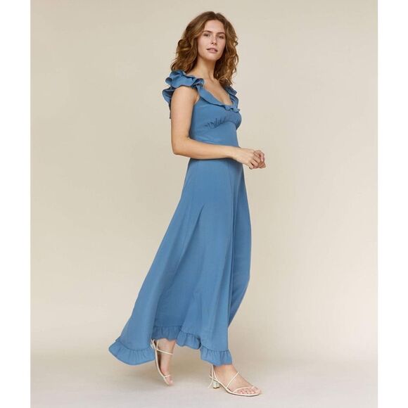 Christy Dawn The Helina silk maxi Dress Medium - Picture 6 of 14